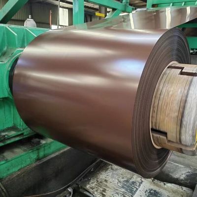 خرید کویل فولادی با پوشش رنگی ISO9001 کویل فولادی گالوانیزه Ppgi Z40-180g/M2 Coating تولید آنلاین