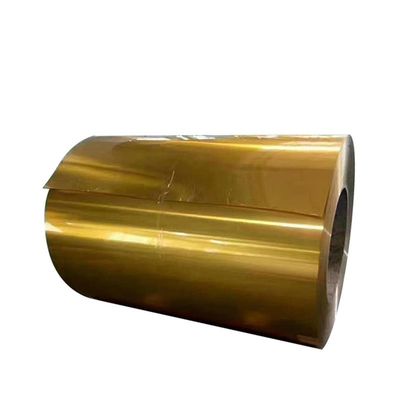 خرید 1100 PE پوشش رنگ طلا آلومینیوم پیش رنگ تولید آنلاین