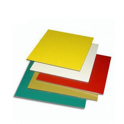 خرید 3003 ضخامت 2.85MM ورق آلومینیوم PVDF رنگ پوشانده شده برای تابلو تبلیغاتی تولید آنلاین