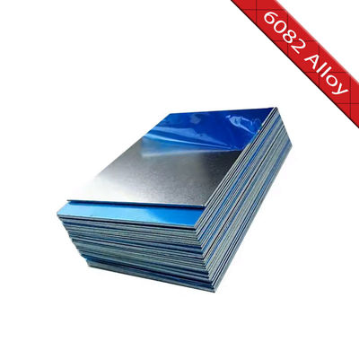 خرید ورق آلیاژ آلومینیوم سری 6xxx 6082، ورق آلومینیوم 5x10 تولید آنلاین