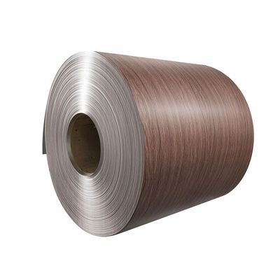 خرید چوب بلوط دانه های آلومینیوم پیش رنگ شده کویل چوب بافت آلومینیوم آلیاژ کویل تولید آنلاین
