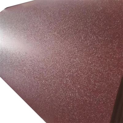 25 تا 1500 میلی متر پهنای رنگ پوشانده از فولاد با سطح چروک