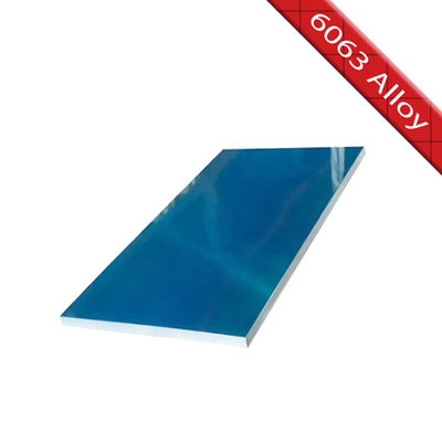 مقاومت در برابر خوردگی بالا 6063 صفحه آلومینیوم 6063 ورق آلومینیوم