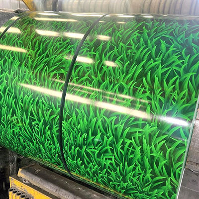 کویل فولادی طرح‌دار رنگ‌شده با کیفیت عالی با پوشش فیلم 10-20 میکرومتر